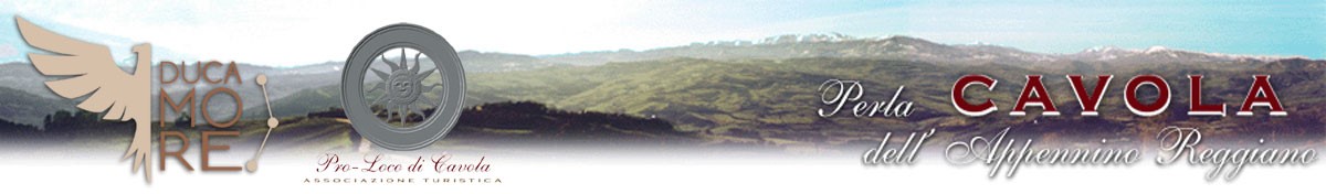Panorama del borgo di Cavola nell'Appennino reggiano