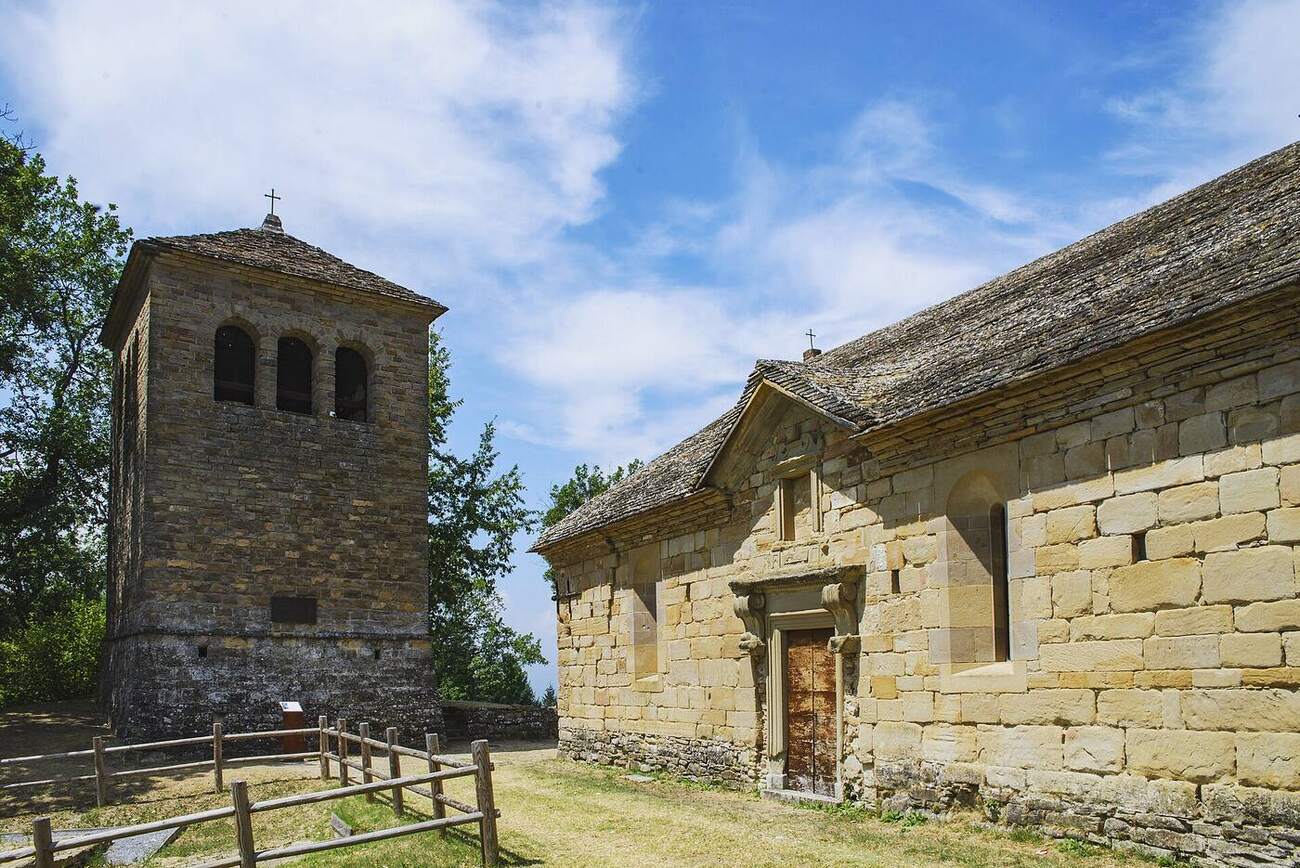 The Romanesque parish church of Santa Maria in Castello at Toano